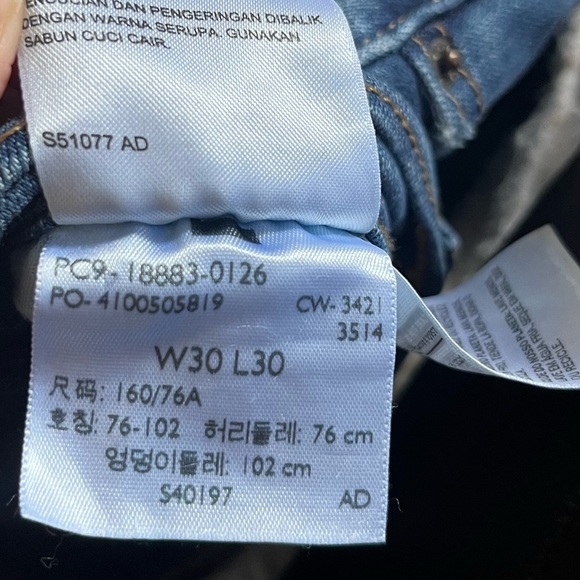 Levi’s 724 HIGH RISE SLIM STRAIGHT WOMEN'S JEANS 30x30 - Picture 6 of 7